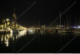 background night barcelona harbor 0002